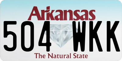 AR license plate 504WKK