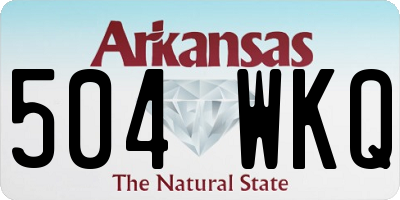 AR license plate 504WKQ