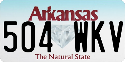 AR license plate 504WKV