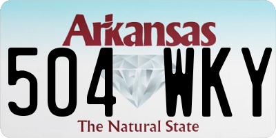 AR license plate 504WKY