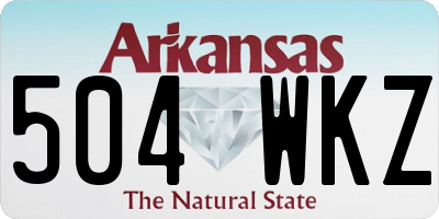 AR license plate 504WKZ