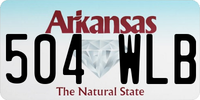 AR license plate 504WLB