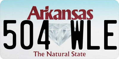 AR license plate 504WLE