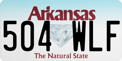 AR license plate 504WLF