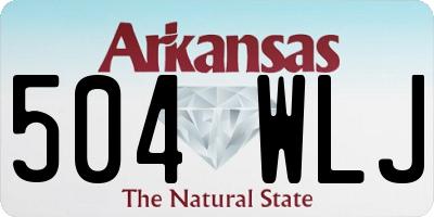 AR license plate 504WLJ