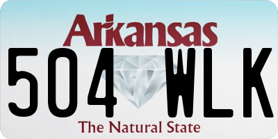 AR license plate 504WLK