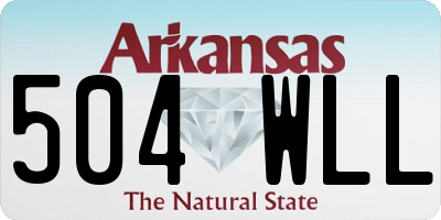 AR license plate 504WLL