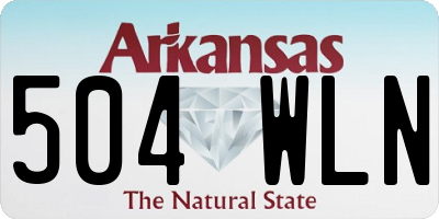 AR license plate 504WLN