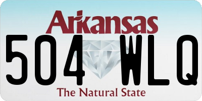 AR license plate 504WLQ