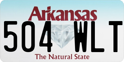 AR license plate 504WLT