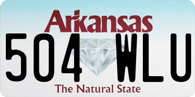 AR license plate 504WLU