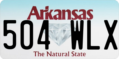 AR license plate 504WLX