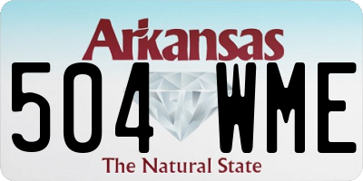AR license plate 504WME