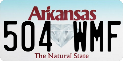 AR license plate 504WMF