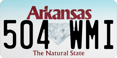 AR license plate 504WMI