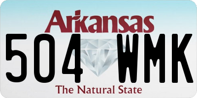 AR license plate 504WMK