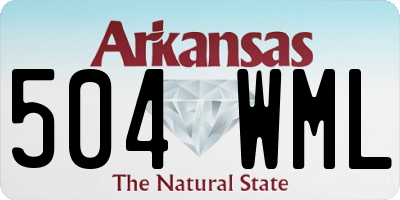 AR license plate 504WML