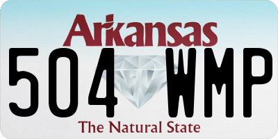 AR license plate 504WMP