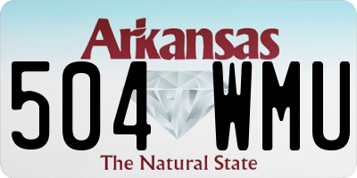 AR license plate 504WMU