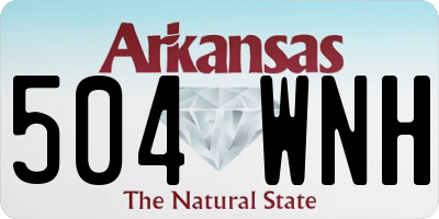 AR license plate 504WNH