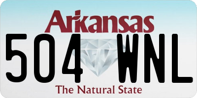 AR license plate 504WNL