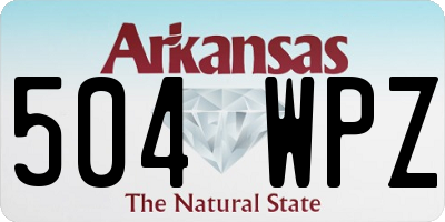 AR license plate 504WPZ