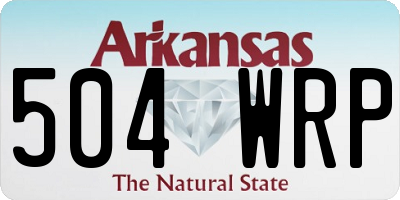 AR license plate 504WRP