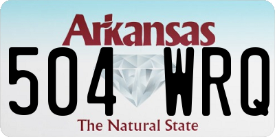 AR license plate 504WRQ
