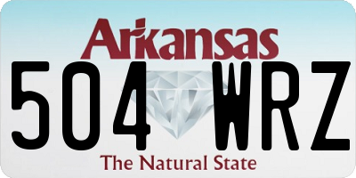 AR license plate 504WRZ