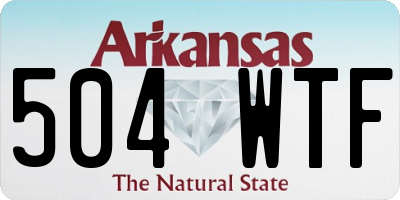 AR license plate 504WTF