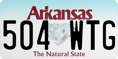 AR license plate 504WTG