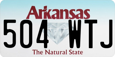 AR license plate 504WTJ
