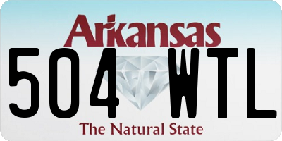 AR license plate 504WTL
