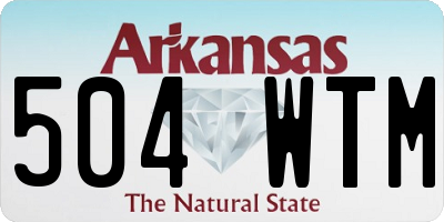 AR license plate 504WTM