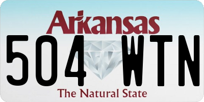 AR license plate 504WTN