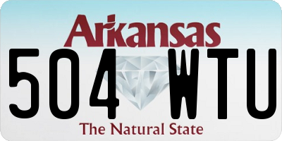 AR license plate 504WTU