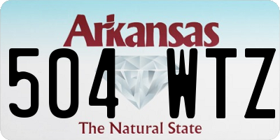 AR license plate 504WTZ