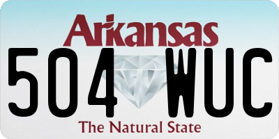 AR license plate 504WUC