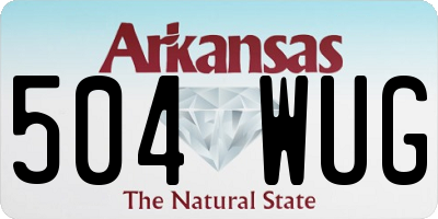 AR license plate 504WUG