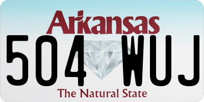 AR license plate 504WUJ