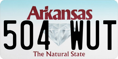AR license plate 504WUT