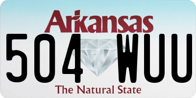 AR license plate 504WUU