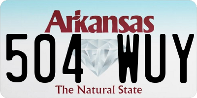 AR license plate 504WUY