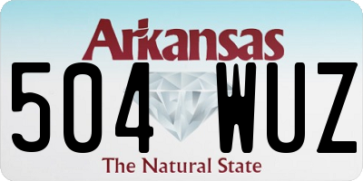 AR license plate 504WUZ