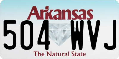 AR license plate 504WVJ
