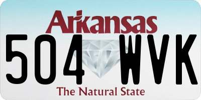 AR license plate 504WVK