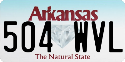 AR license plate 504WVL