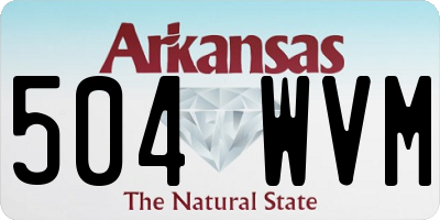 AR license plate 504WVM
