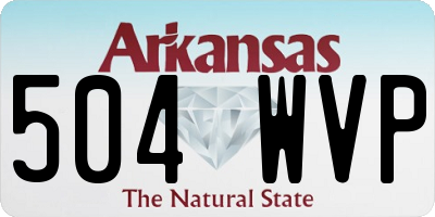 AR license plate 504WVP