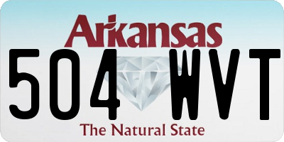 AR license plate 504WVT